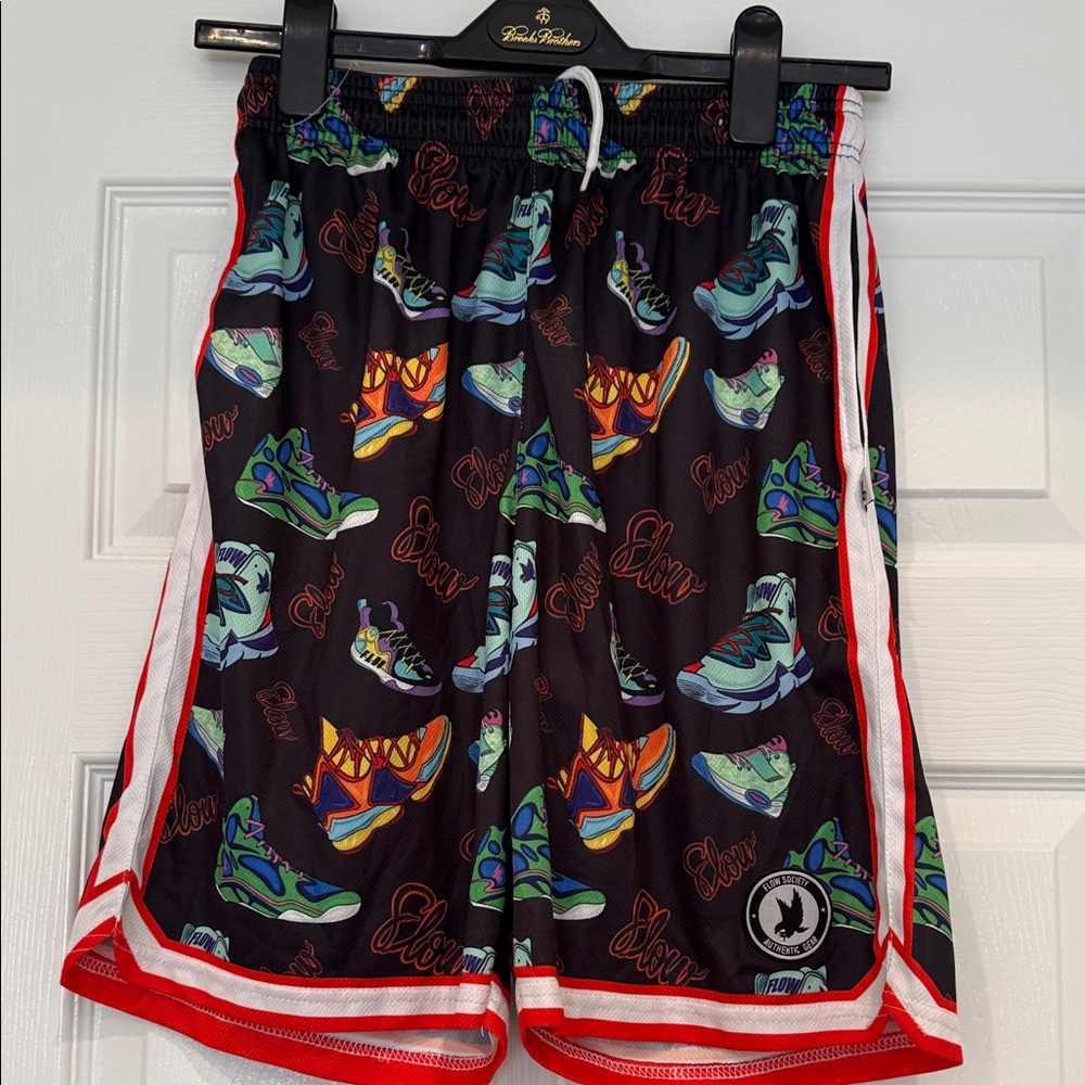Flow Society Sneaker Print Kids Shorts